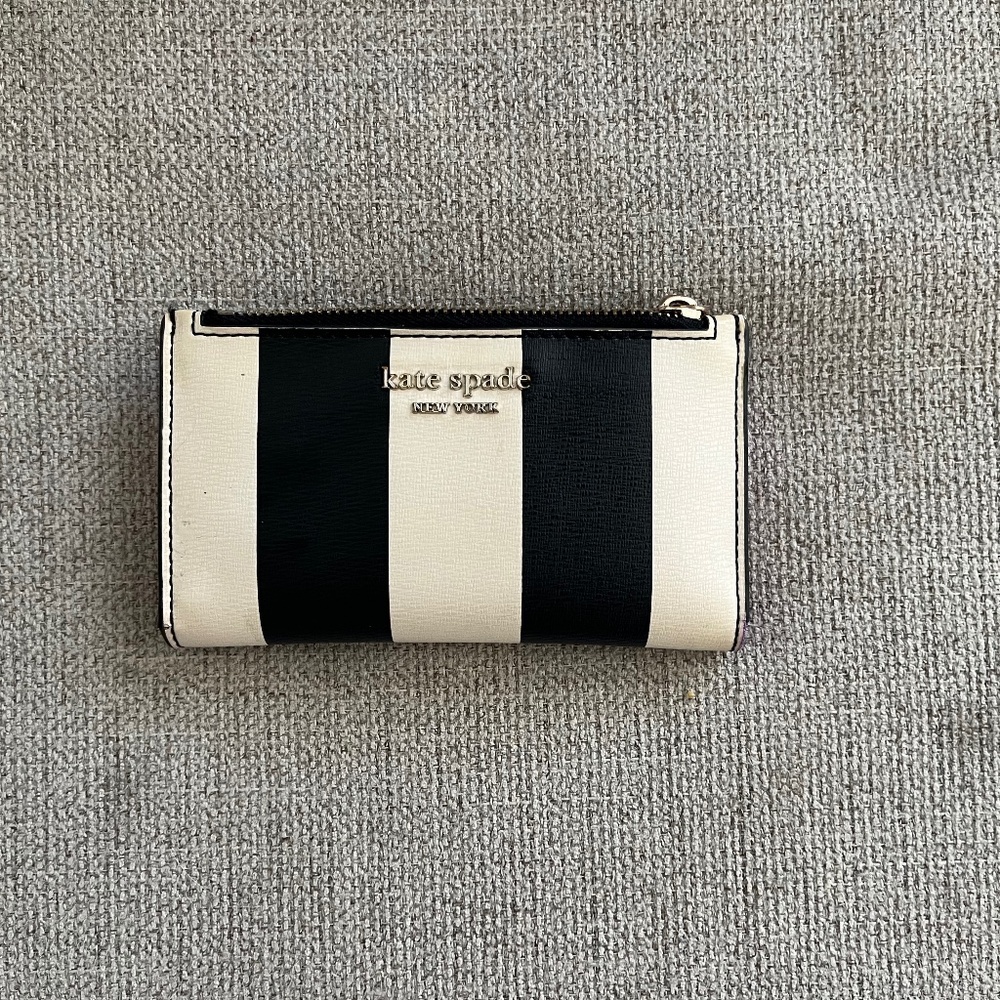 Kate Spade striped wallet
